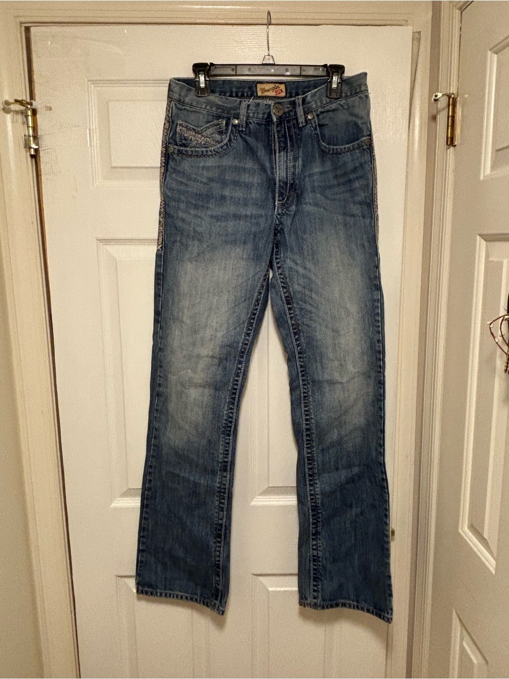 Wrangler Men’s Light Blue Bootcut Jeans